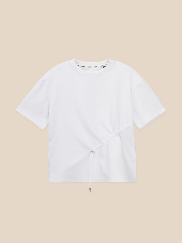 Футболка однотонна жіноча LAWA WTC02490 M Білий shop (2000999617461)  Фото №0