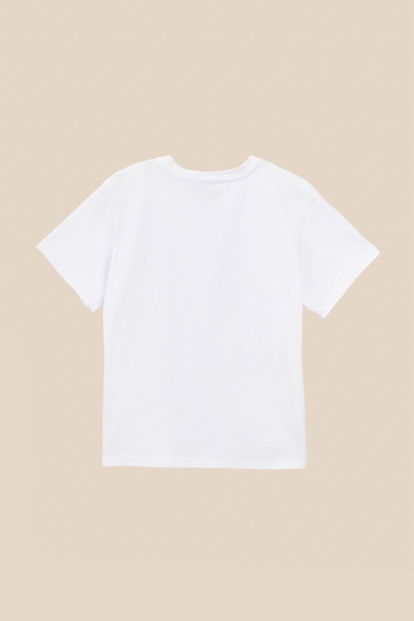 Футболка однотонна дитяча LAWA KBC02303 134 см Білий shop (2000990832962)  Фото №16