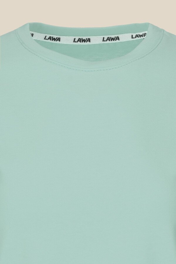 Футболка однотонна жіноча LAWA WBC02303 L Зелений shop (2000990453471)  Фото №6