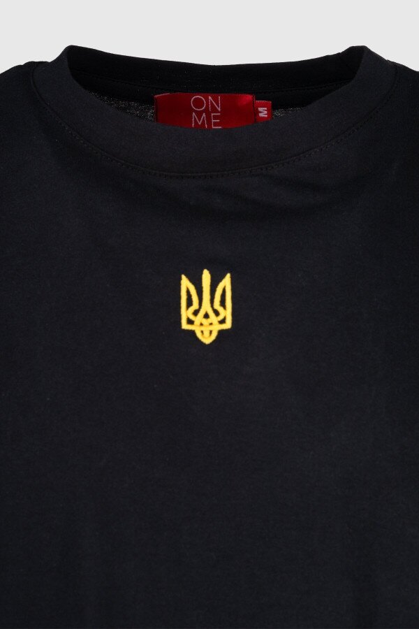 Футболка з принтом чоловіча Герб золотий LAWA E-MB02307 2XL Чорний shop (2000990242785)  Фото №6