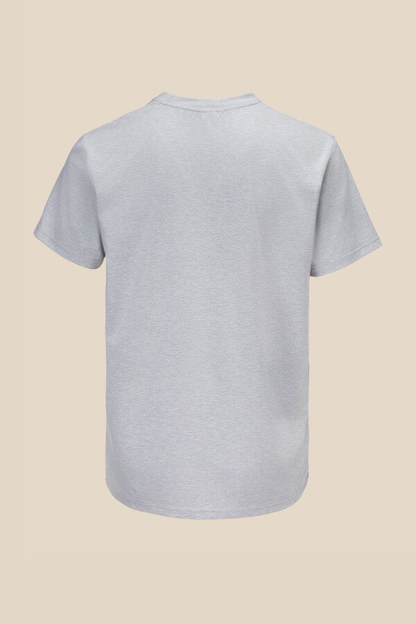Футболка з принтом чоловіча LAWA P-MB02316 XL Сірий shop (2000990708731)  Фото №9