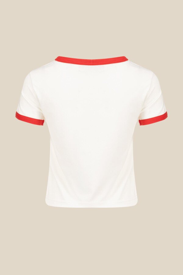 Футболка з принтом Tennis жіноча LAWA P-WB02365 XS Молочний shop (2000990659804)  Фото №7