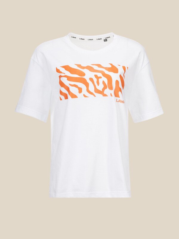 Футболка з принтом жіноча LAWA P-WB02341 XL Білий shop (2000990545077)  Фото №4