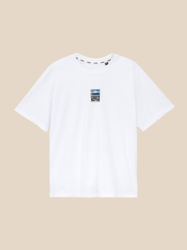 Футболка з принтом чоловіча LAWA P-MB02384 3XL Білий shop (2000999629662)  Фото №0
