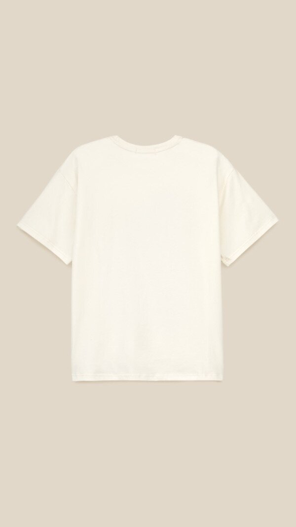 Футболка з принтом для дiвчинки LAWA P-GB02326 158 см Молочний shop (2000999213434)  Фото №7