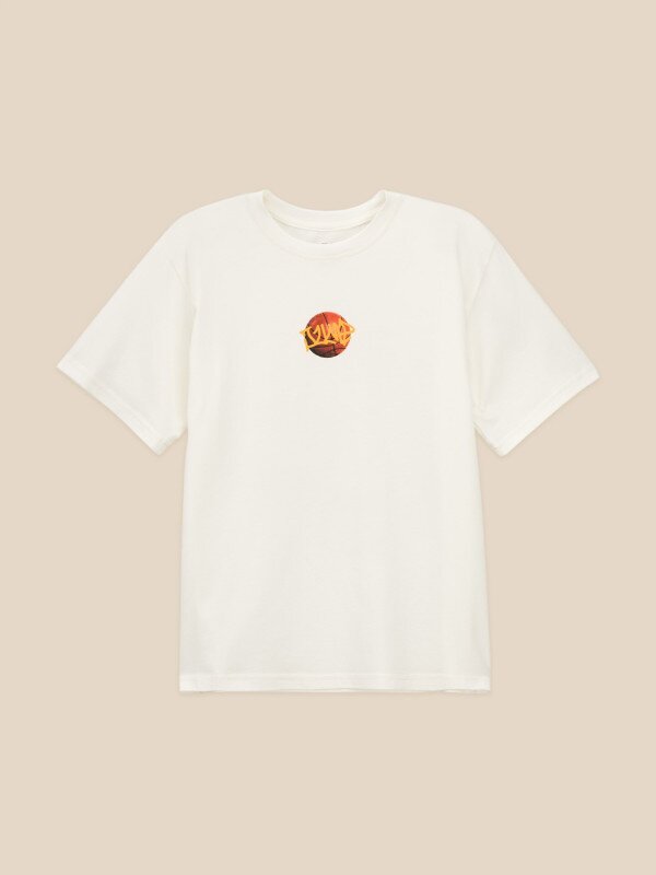Футболка з принтом для хлопчика LAWA P-BB02349 140 см Молочний shop (2000999633096)  Фото №4