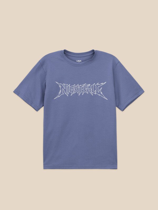 Футболка з принтом для хлопчика LAWA P-BB02353 140 см Індіго shop (2000999642159)  Фото №1