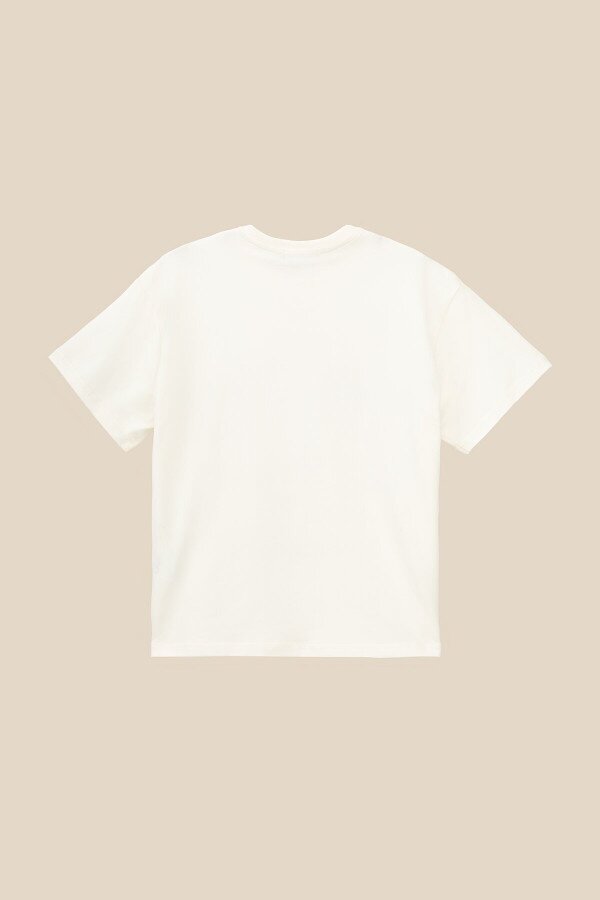 Футболка з принтом для дівчинки LAWA P-GB02304 122 см Молочний shop (2000990873361)  Фото №6