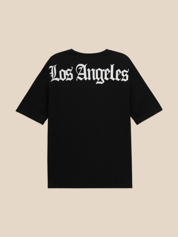 Футболка з принтом Los Angeles чоловіча LAWA P-MB02303 2XL Чорний shop (2000990565693)  Фото №3