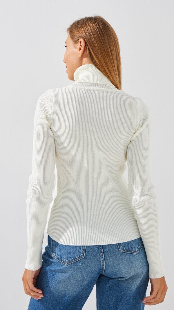 Гольф однотонний жіночий LAWA WBC12262 S/M Молочний shop (2888000014283)  Фото №4