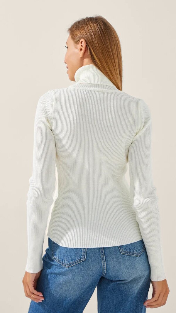 Гольф однотонний жіночий LAWA WBC12262 S/M Молочний shop (2888000014283)  Фото №3