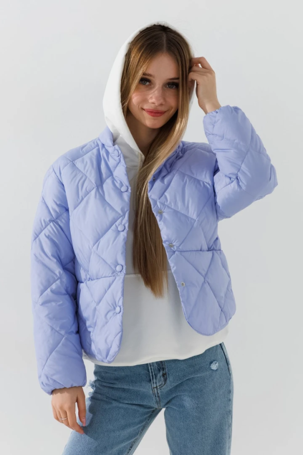 Куртка для дівчинки LAWA GBC02333 122 см Блакитний shop (2000991031685)  Фото №1