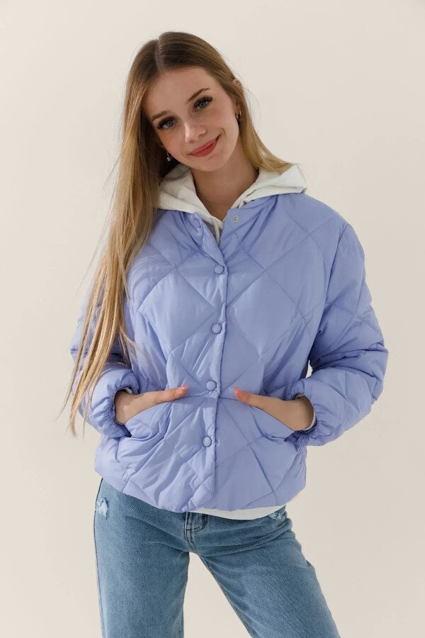 Куртка для дівчинки LAWA GBC02333 122 см Блакитний shop (2000991031685)  Фото №3