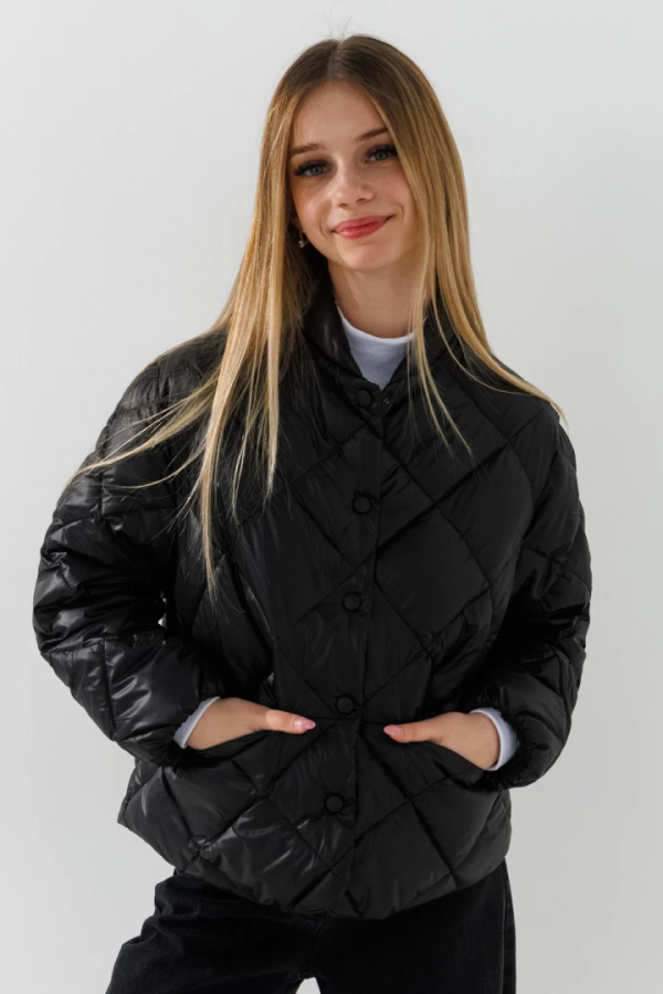 Куртка для дівчинки LAWA GBC02333 122 см Чорний shop (2000991033337)  Фото №3