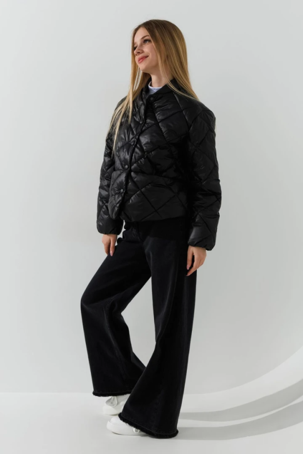 Куртка для дівчинки LAWA GBC02333 122 см Чорний shop (2000991033337)  Фото №4