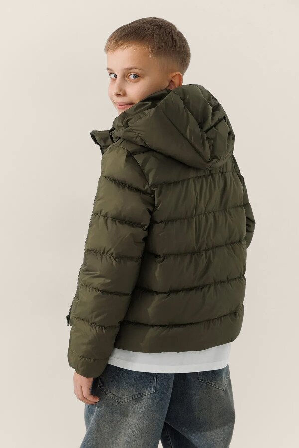 Куртка для хлопчика LAWA BBC02315 164 см Хакі shop (2888000000149)  Фото №4