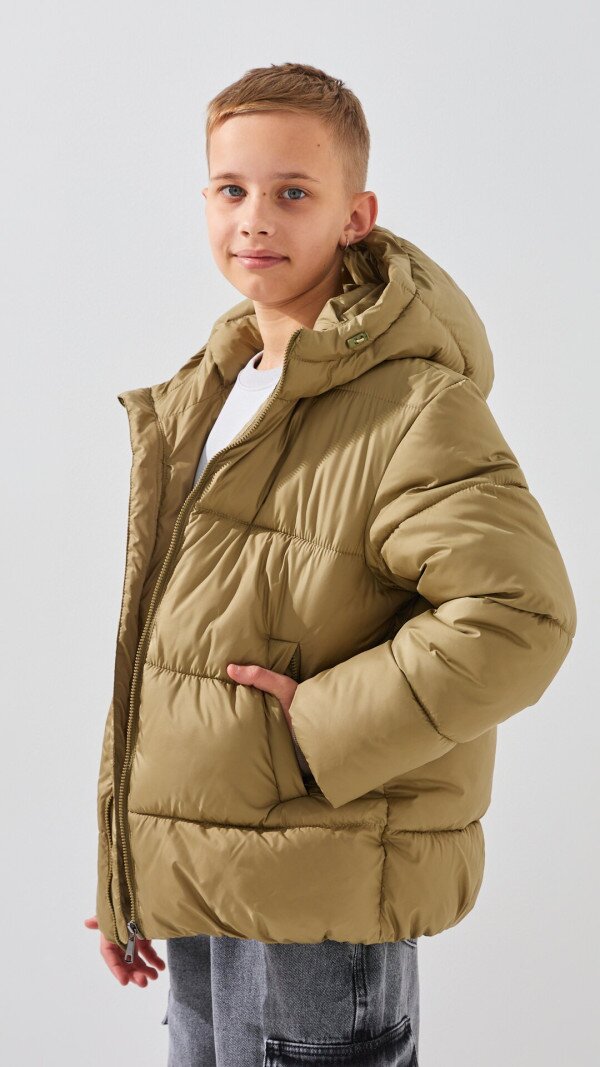 Куртка для хлопчика LAWA BBC02341 134 см Оливковий shop (2888000021816)  Фото №4