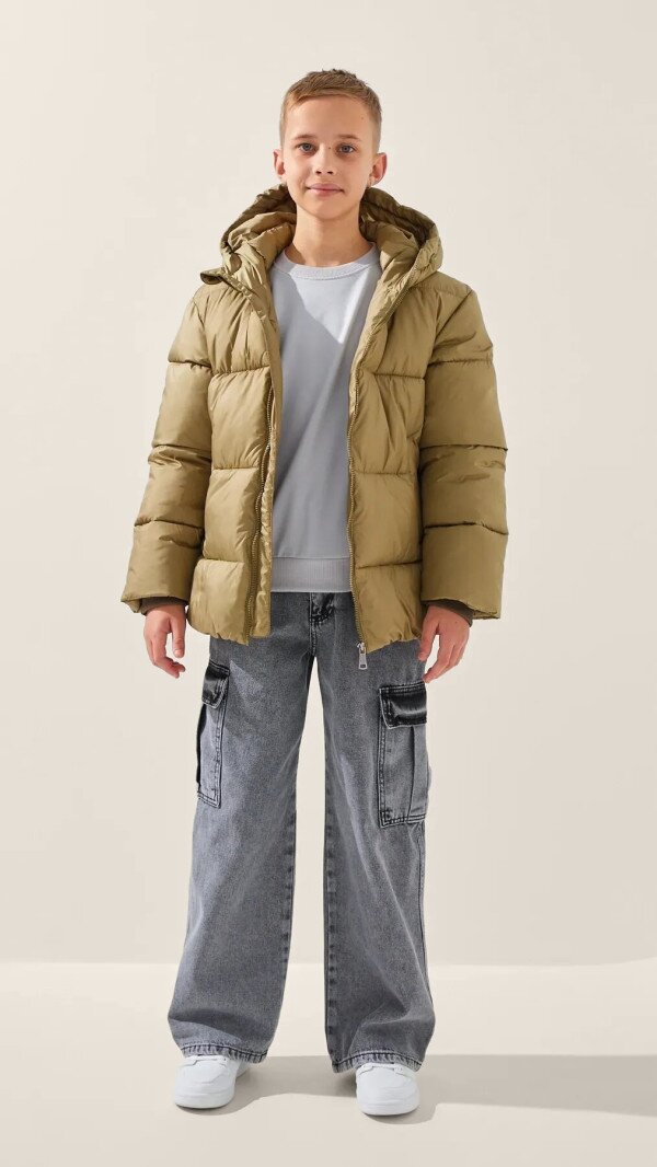 Куртка для хлопчика LAWA BBC02341 152 см Оливковий shop (2888000021953)  Фото №1