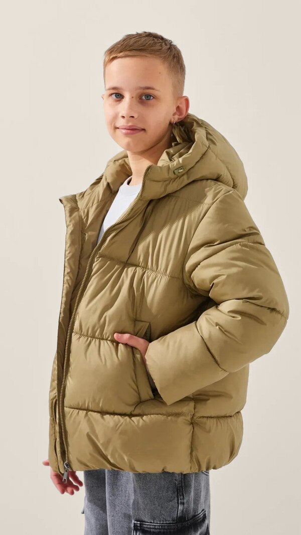 Куртка для хлопчика LAWA BBC02341 152 см Оливковий shop (2888000021953)  Фото №3