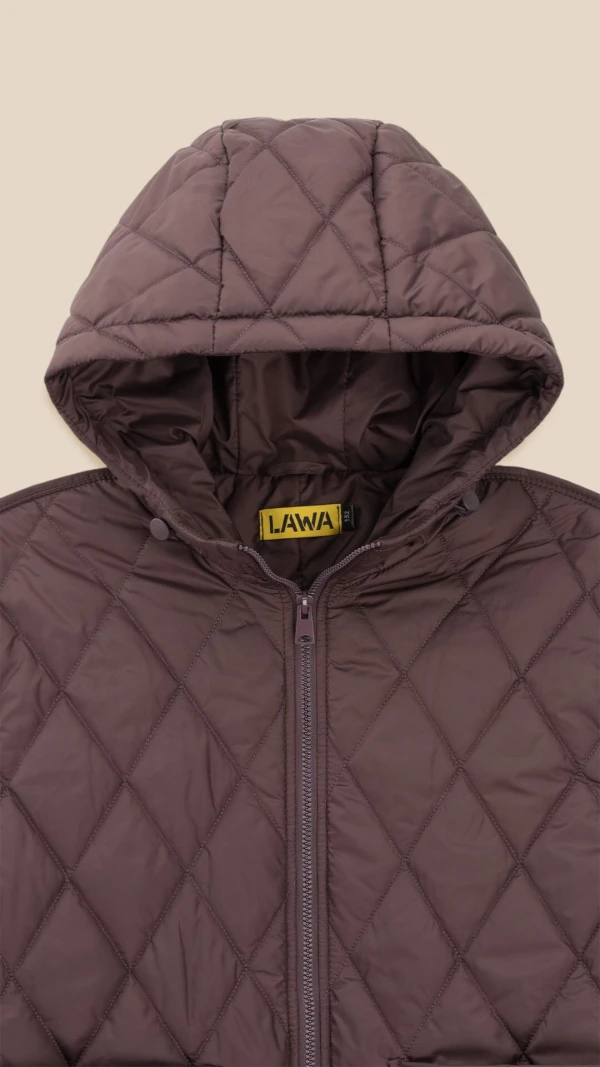 Куртка коротка для дівчинки LAWA GBC02363 146 см Коричнево-сливовий shop (2000999514289)  Фото №1