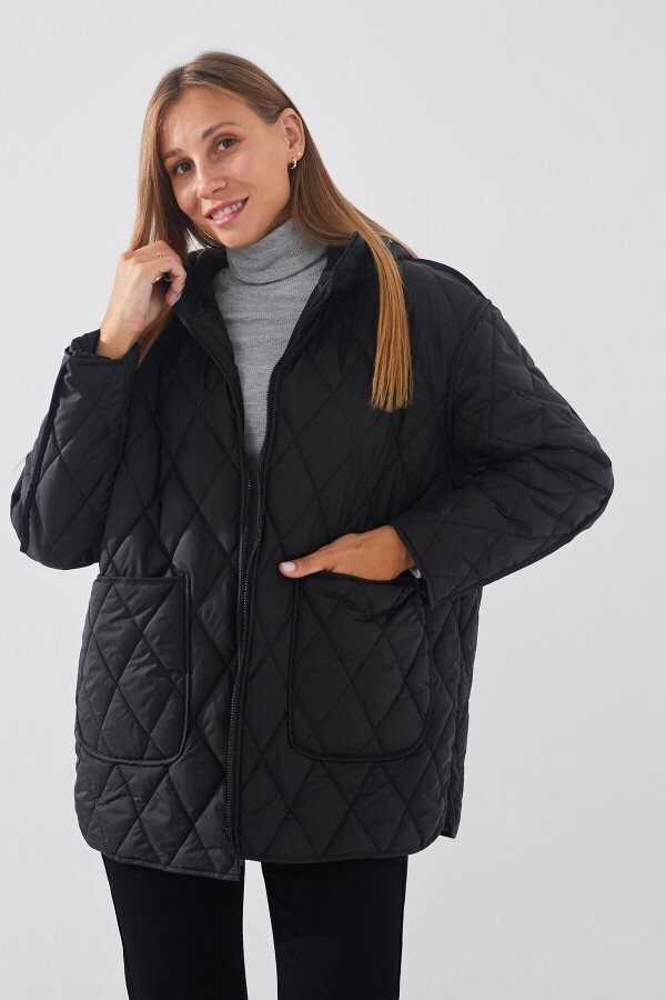 Куртка однотонна жіноча LAWA WBC02417 S Чорний shop (2000990766472)  Фото №0