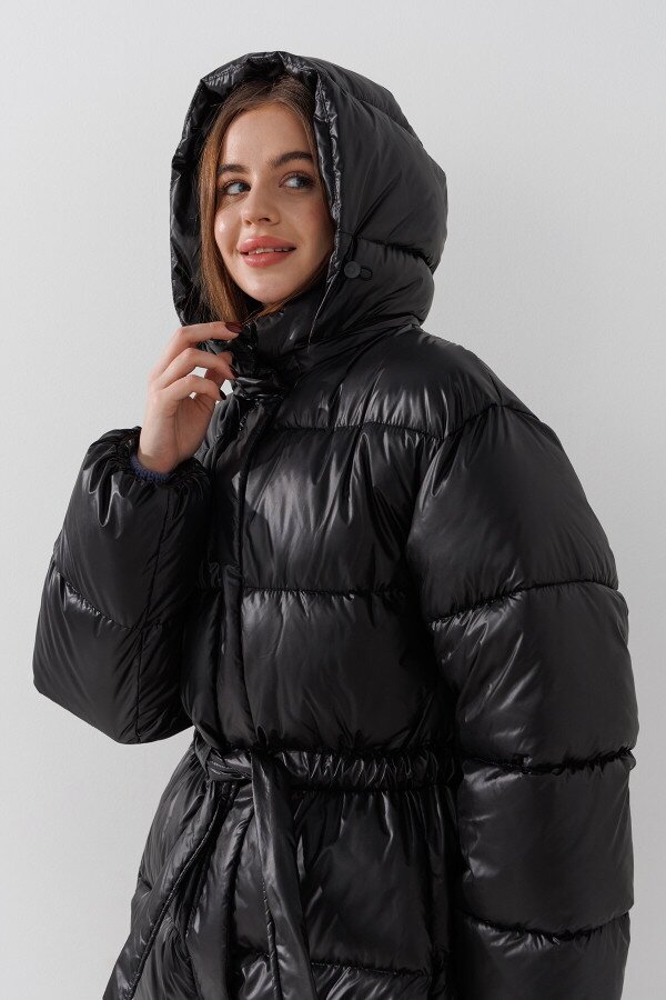Куртка однотонна жіноча LAWA WBC02421 L Чорний shop (2000990913241)  Фото №3