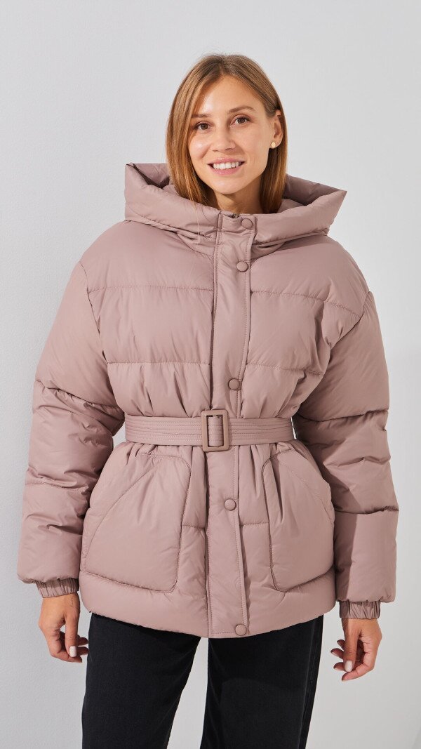 Куртка однотонна жіноча LAWA WBC02420 XS Бежевий shop (2888000014320)  Фото №1