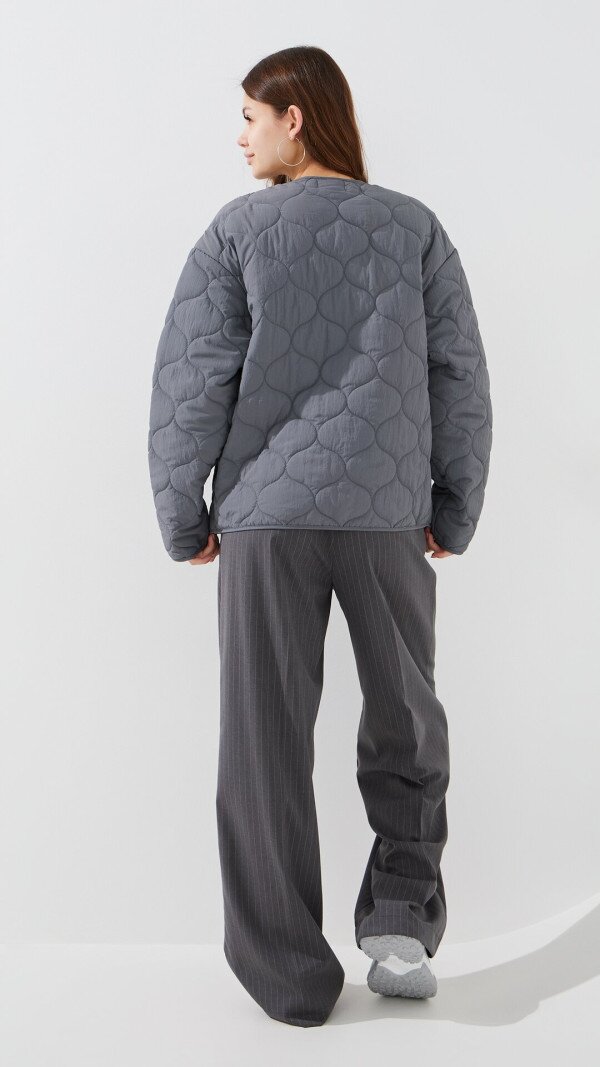 Куртка однотонна жіноча LAWA WBC02500 XS Сірий shop (2000999470721)  Фото №7