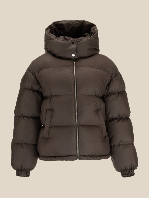 Куртка однотонна жіноча LAWA WBC02529 XS Мокко shop (2000999653391)  Фото №7
