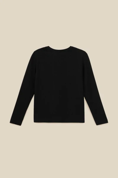 Лонгслів однотонний для хлопчика LAWA BBC02316 164 см Чорний shop (2888000018632)  Фото №7