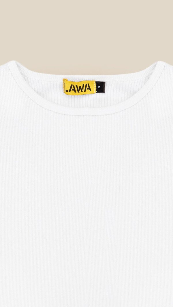 Лонгслів однотонний жіночий LAWA WBC02328 2XL Білий shop (2000999259364)  Фото №6