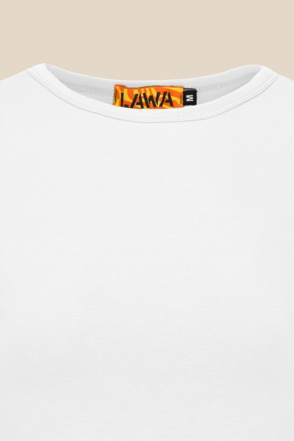 Лонгслів однотонний жіночий LAWA WBC02348 3XL Білий shop (2888000005045)  Фото №1