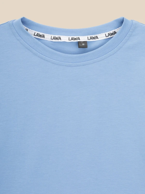 Лонгслів однотонний жіночий LAWA WBC02348 M Блакитний shop (2000999585050)  Фото №5