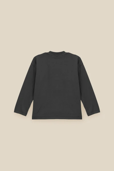 Лонгслів з принтом для хлопчика LAWA P-BB02309 128 см Графітовий shop (2000991042889)  Фото №8