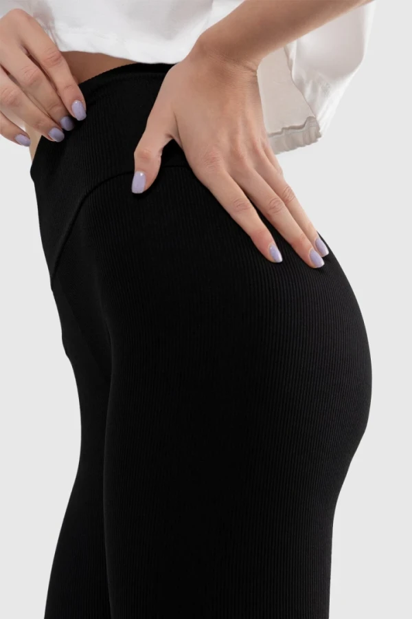 Лосини однотонні жіночі LAWA WBC02307 3XL Чорний shop (2888000014177)  Фото №3