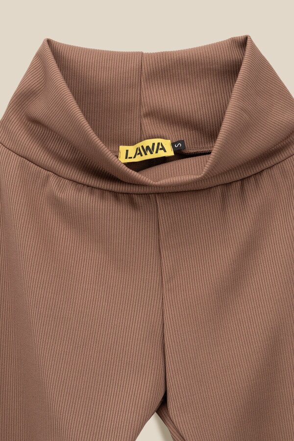 Лосини однотонні жіночі LAWA WBC02307 XS Мокко shop (2000990791535)  Фото №8