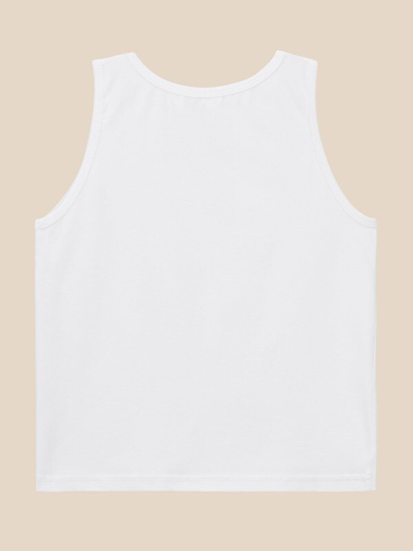 Майка однотонна для хлопчика LAWA BBC02359 146 см Білий shop (2000999636233)  Фото №2