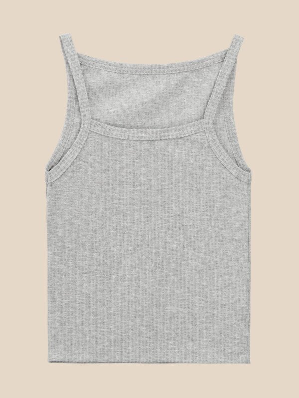 Майка однотонна жіноча LAWA WTC02487 2XL Сірий меланж shop (2000999640889)  Фото №3