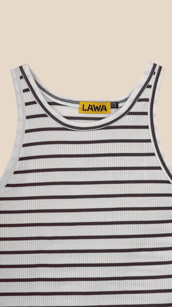 Майка з візерунком жіноча LAWA WBC02470 M Чорно-білий shop (2000999215179)  Фото №6
