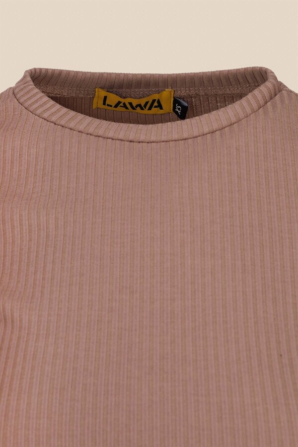 Сукня однотонна жіноча LAWA WBC02371 XS Мокко shop (2000990639103)  Фото №6