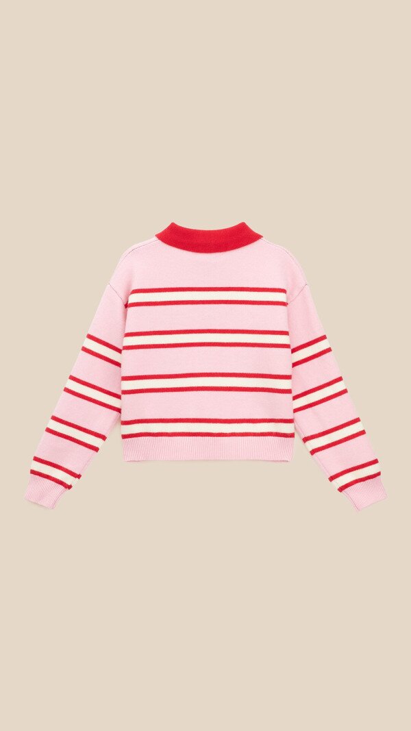 Поло з візерунком для дівчинки LAWA GBC02358 128 см Рожевий shop (2000999563881)  Фото №7