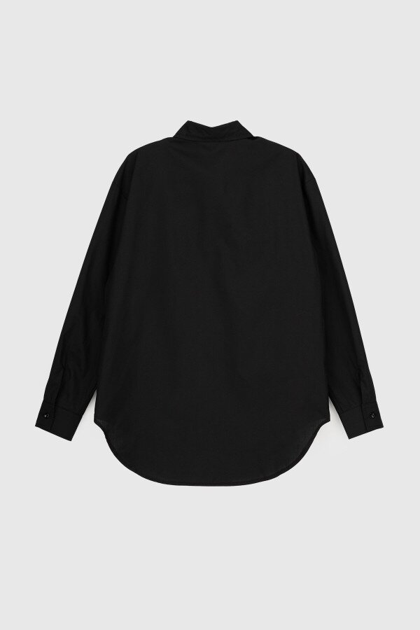 Сорочка однотонна жіноча LAWA CTM WTC02313 L Чорний shop (2000989924371)  Фото №6