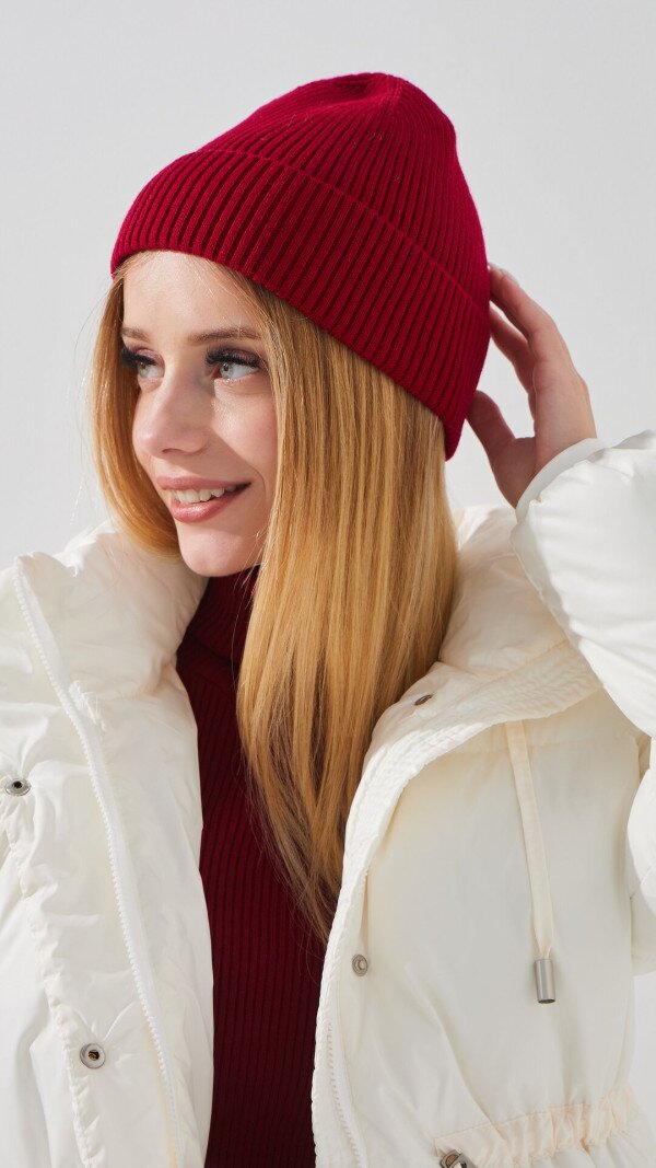 Шапка дитяча унісекс LAWA KBA02301 One Size Бордовий shop (2888000018373)  Фото №2