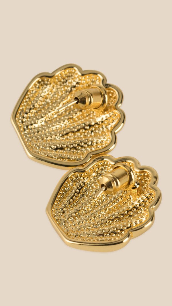 Сережки жіночі Мушлі Морська тематика LAWA WTJ02624 Золотий shop (2000999550805)  Фото №1