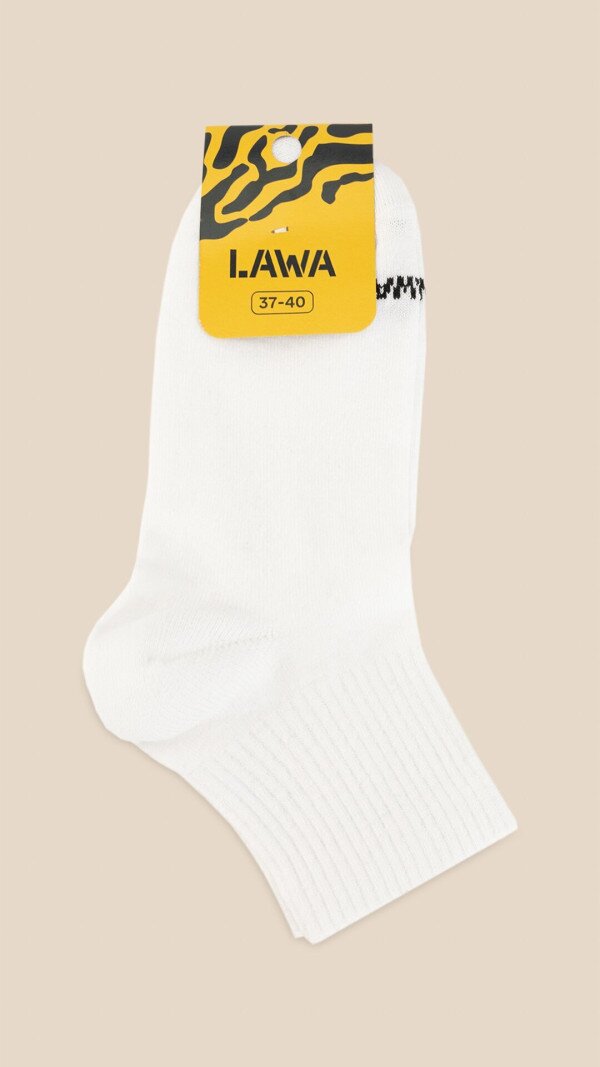 Шкарпетки жіночі LAWA WBA02301 23-25 Білий shop (2888000017581)  Фото №4