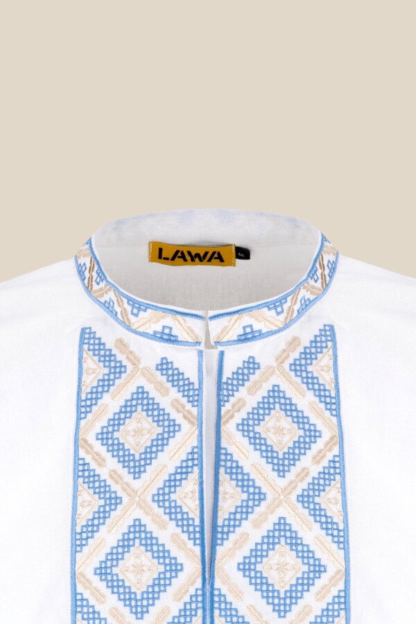 Сорочка вишиванка чоловіча LAWA E-MB02302 2XL Білий shop (2000999169694)  Фото №1