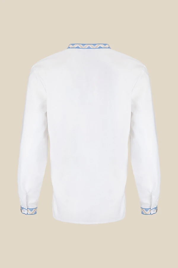 Сорочка вишиванка чоловіча LAWA E-MB02302 3XL Білий shop (2000999169700)  Фото №5