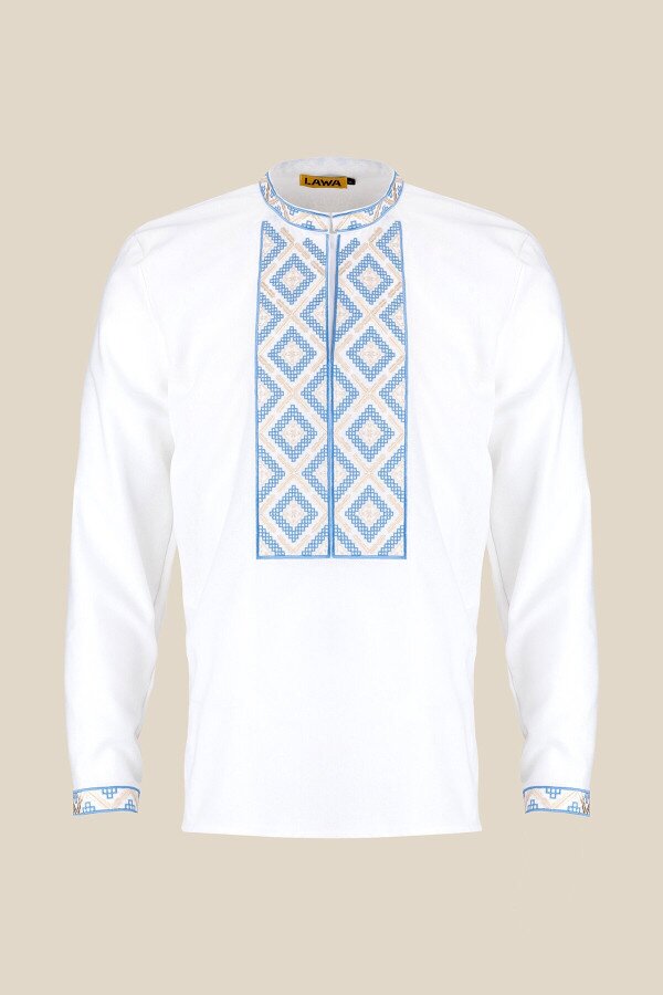Сорочка вишиванка чоловіча LAWA E-MB02302 2XL Білий shop (2000999169694)  Фото №0