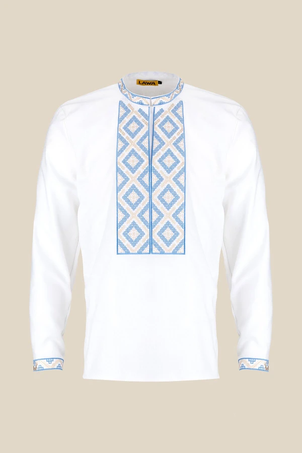Сорочка вишиванка чоловіча LAWA E-MB02302 3XL Білий shop (2000999169700)  Фото №1