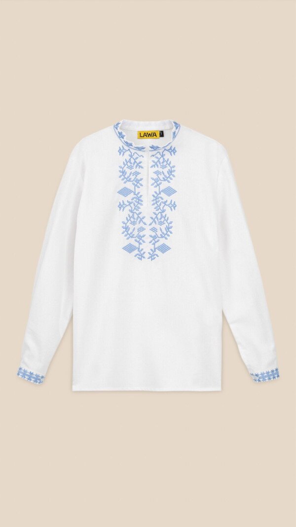 Сорочка вишиванка для хлопчика LAWA E-BB02301 134 см Білий shop (2000999235030)  Фото №7
